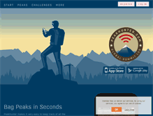 Tablet Screenshot of peakhunter.com